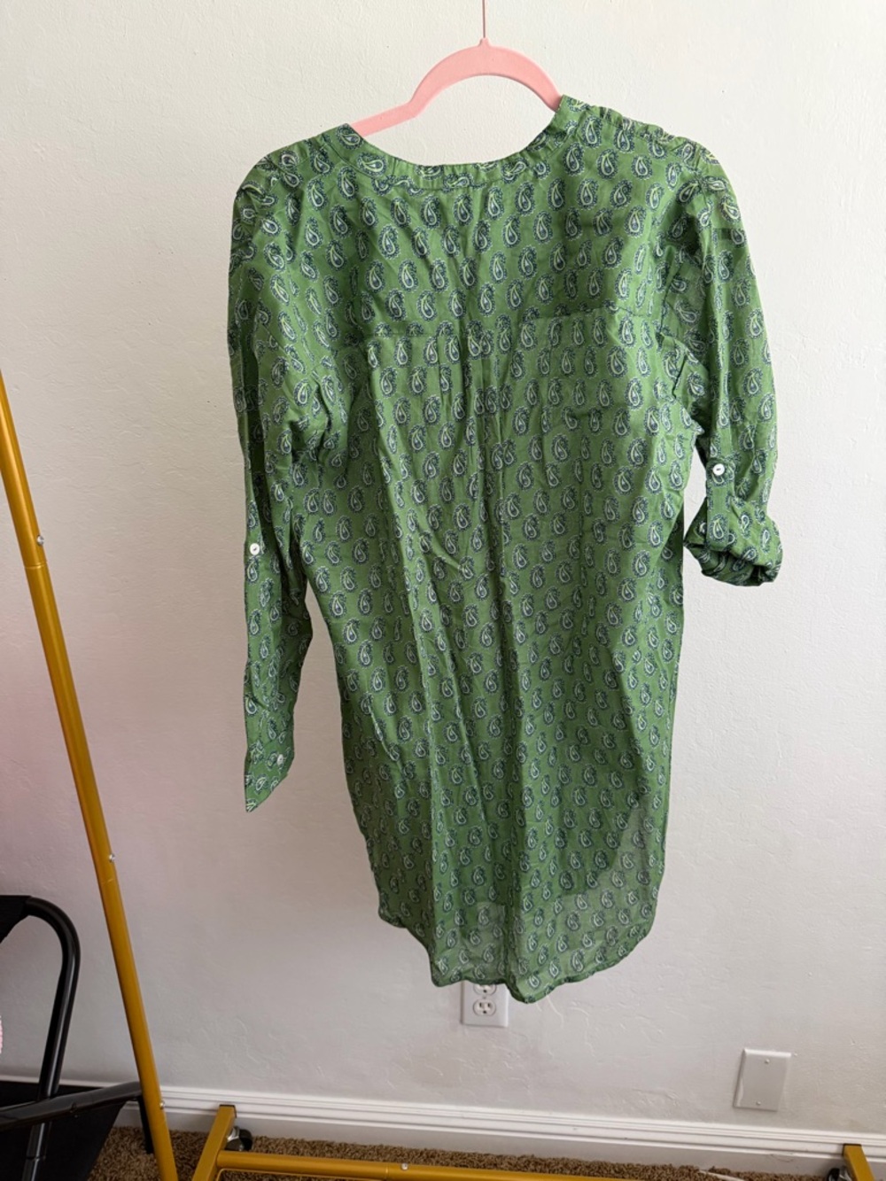 Swim Cover-Up Tunic 100% cotton from Galleries Lafayette in Paris NWT - Picture 2 of 2